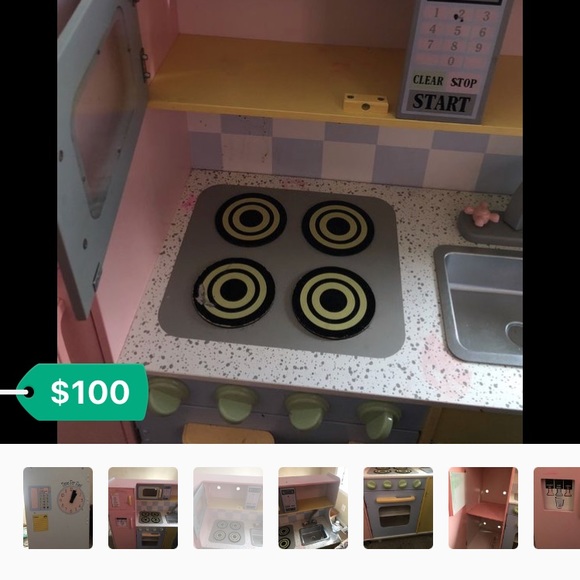 Kitchen set for girl - Picture 3 of 8